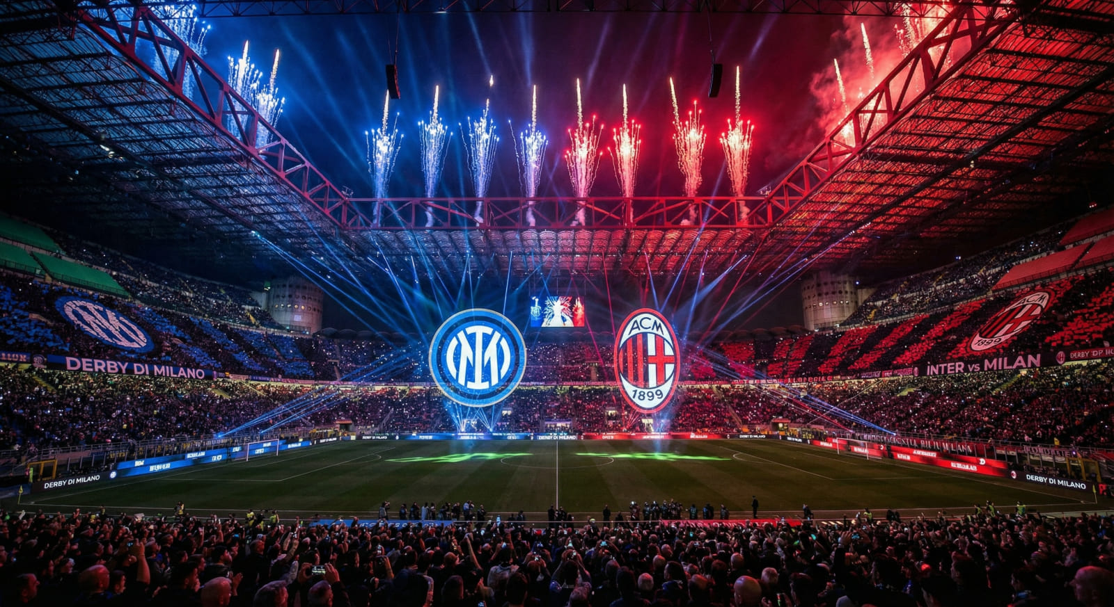 Light Show per il Derby Inter-Milan