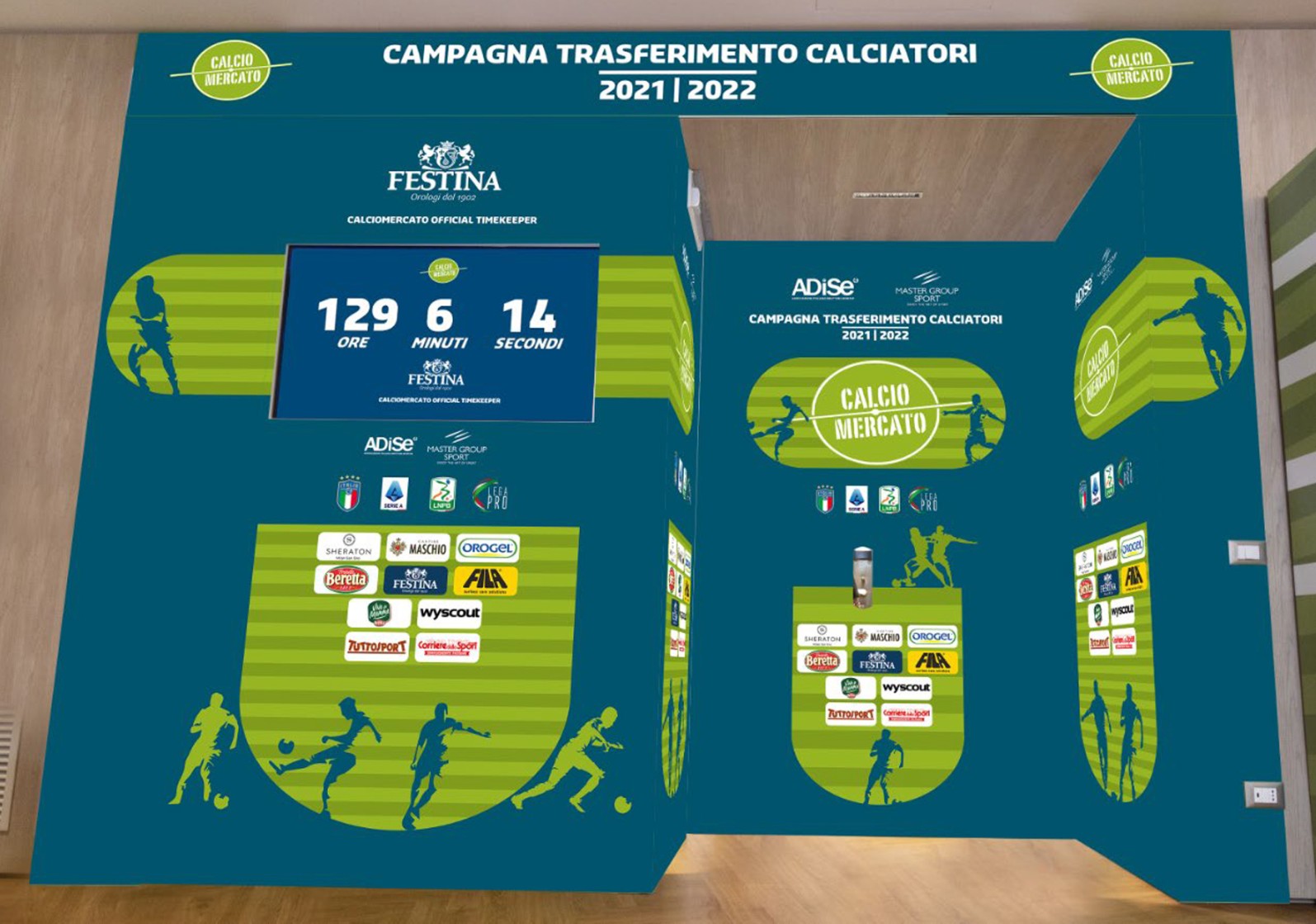Calciomercato: Festina ha scandito il tempo come Official Time Keeper