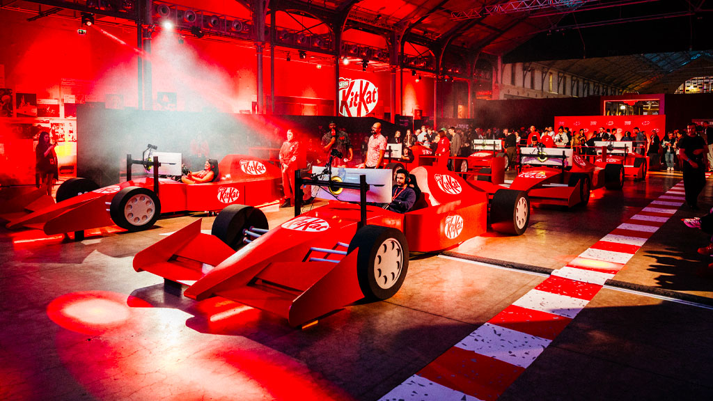 The Grand Break: l’atmosfera di un Gran Premio con simulatori di guida e installazioni immersive