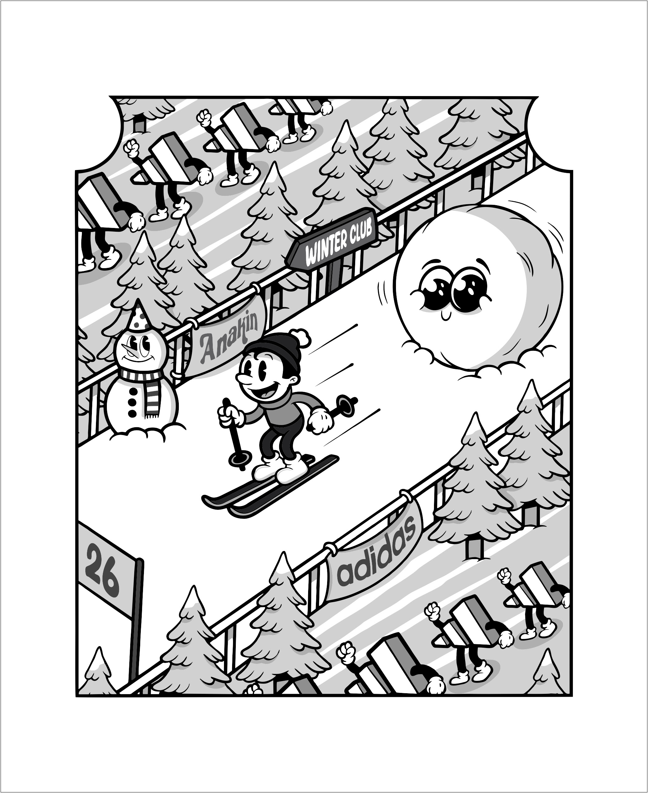 adidas winter club: sport e cultura