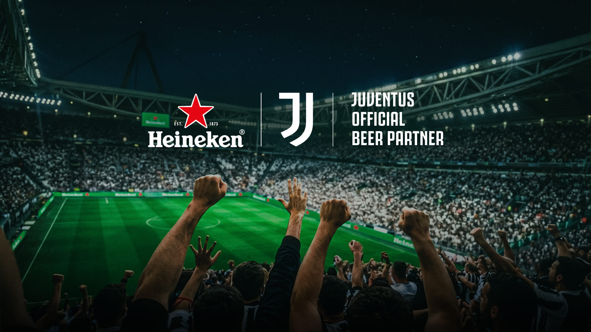 Juve: Heineken è Official Beer Partner